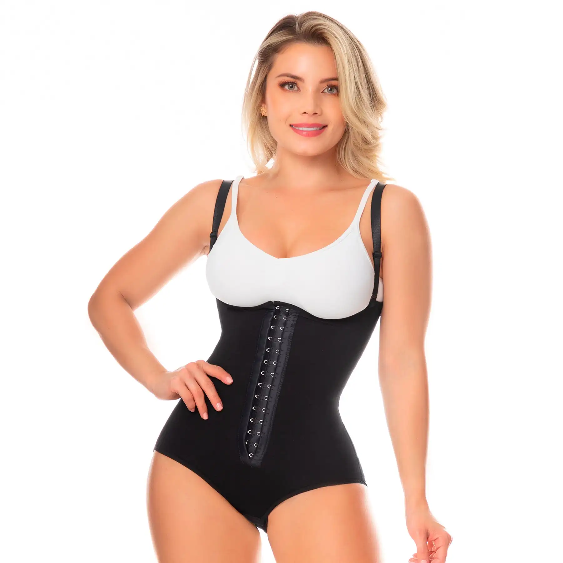 Fat Burning Waist Shaper and Butt Lifter Shaped Up Seamless Body Shaper Stretchy Postpartum Belly Wrap Shaper with Hook Eyes