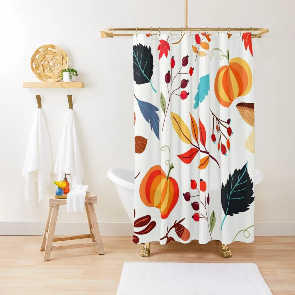 

Autumn Shower Curtain Bathroom Accessories Bathroom Accessorys Set For Bathroom Curtain