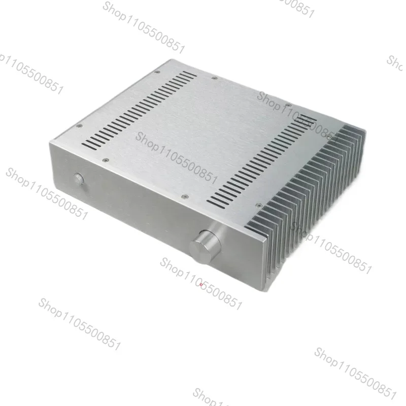 Full Aluminum Single-Side Heat Dissipation Amplifier Case 3207S, Pre-Power Amplifier Chassis for DIY Audio