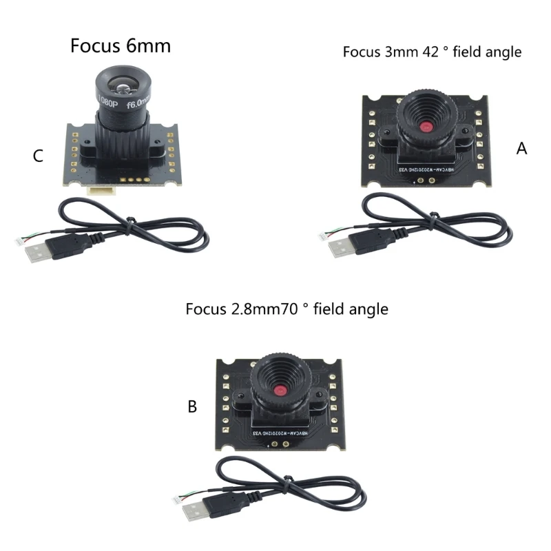 

OV9726 1MP Video Camera Module Support MJPG/YUY2 42/70 Degree Dropship