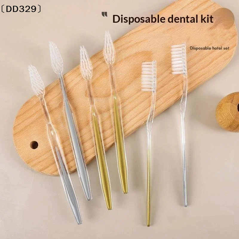 100 Individually Packaged Disposable Travel Toothbrushes, Soft Bristles, Toiletries For Adults And Teenagers〔DD329〕