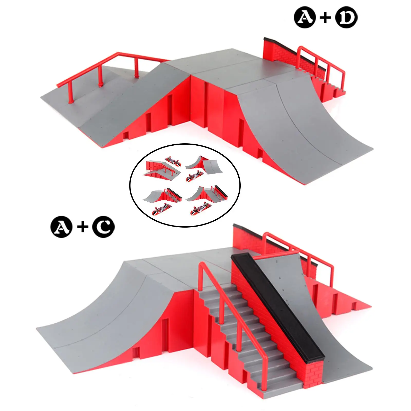 finger-skateboard-toys-mini-fingerboard-matching-tools-ramp-toys-skateboard-ramp-kit-mini-scooter-field-for-gifts-kids-boys