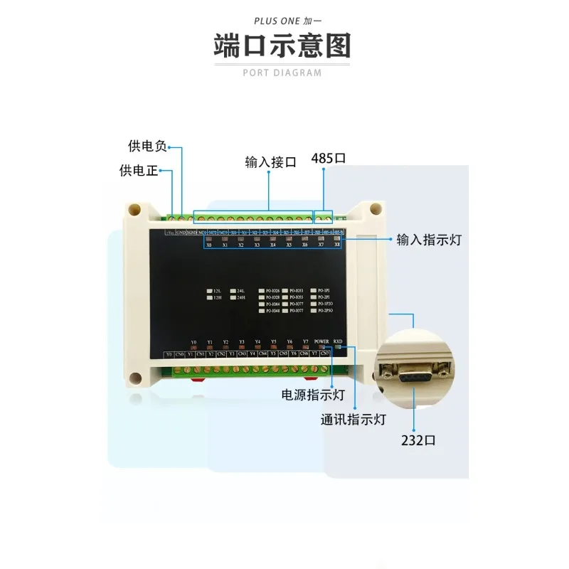 8-channel Analog Acquisition Module 0-20mA to RS485 Remote 4-20mA Current Input Board