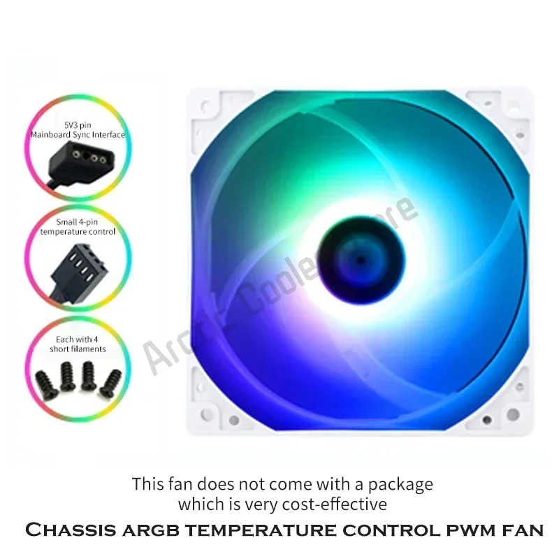 Thermalright Chassis Argb Temperature Control PWM Cooling Fan TL-C12C C12C-S C12CW-S