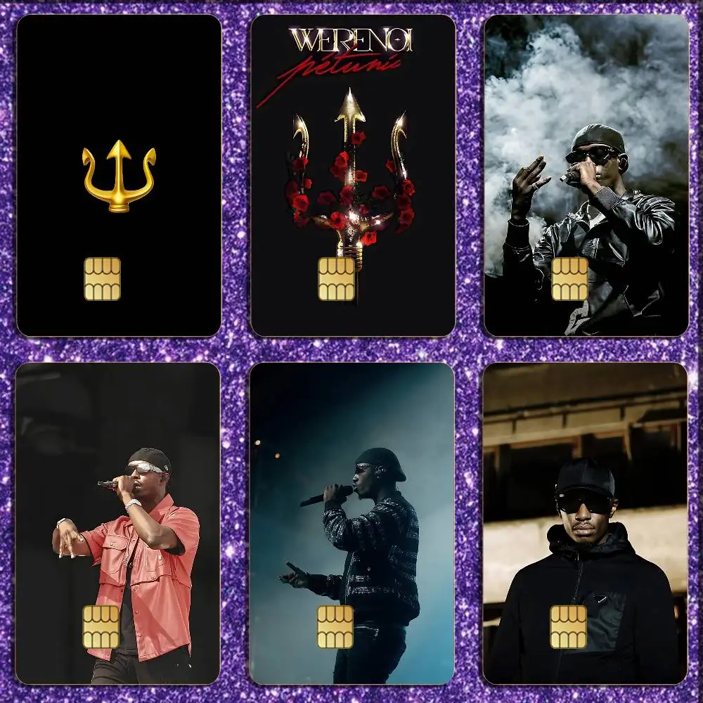 

Rapper W-Werenois-S Credit Debit Bank Film Skin Sticker Front Cover