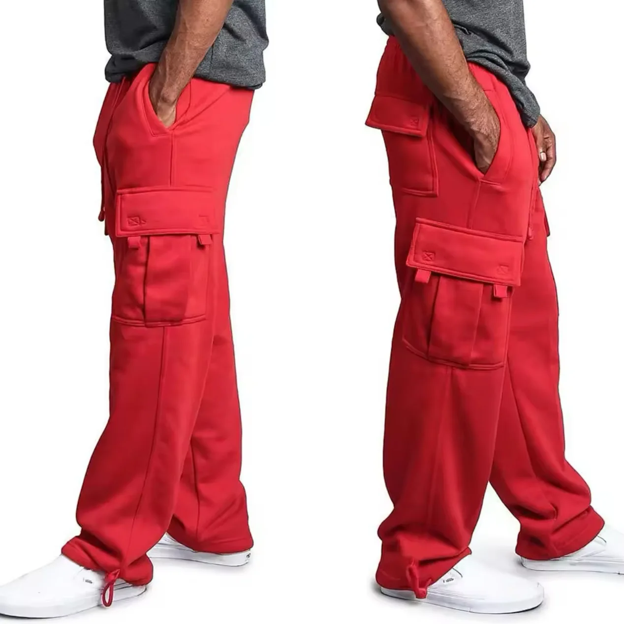 New Cross-Border Foreign Trade Multi-Pocket Cargo For Men, 2025 Autumn Design, Niche Style Casual Long Pants