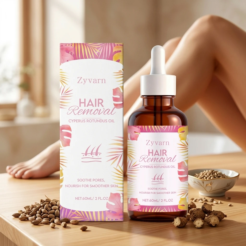 Cyperus Rotundus Oil For Hair Removal Soften Rough Hair Inhibit Armpit Leg Arm Hair Growth Smooth Soothing Skin After Shave Oil