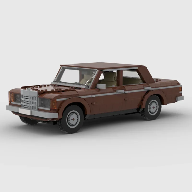 

1550PCS Moc New Technical Mercedesz W123 Sedan Supercar Building Blocks Speed Champions Car Model Bricks for Kids present