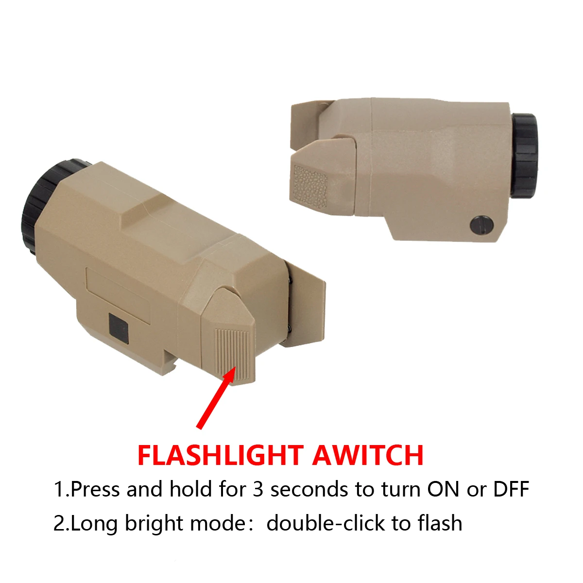 Tactical INFORCE APL APL-C Scout Light White LED Light For Glock 17 Hunting Flashlight Nylon Fit 20mm Rail