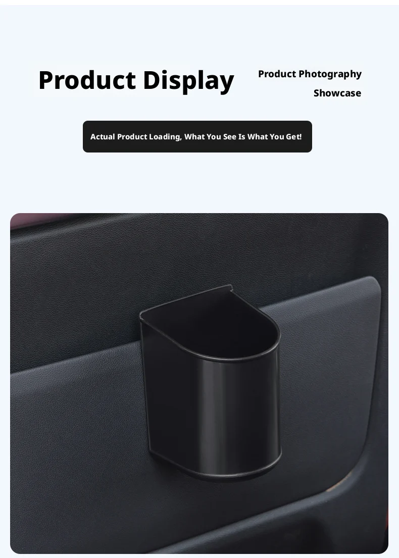 SEAMETAL Auto-Türbecherhalter Aufbewahrungsbox mit Rückenclip-Design Universeller Getränkehalter Organizer Wasserdichte Auto-Rücksitz-Getränkebox – Detail 12