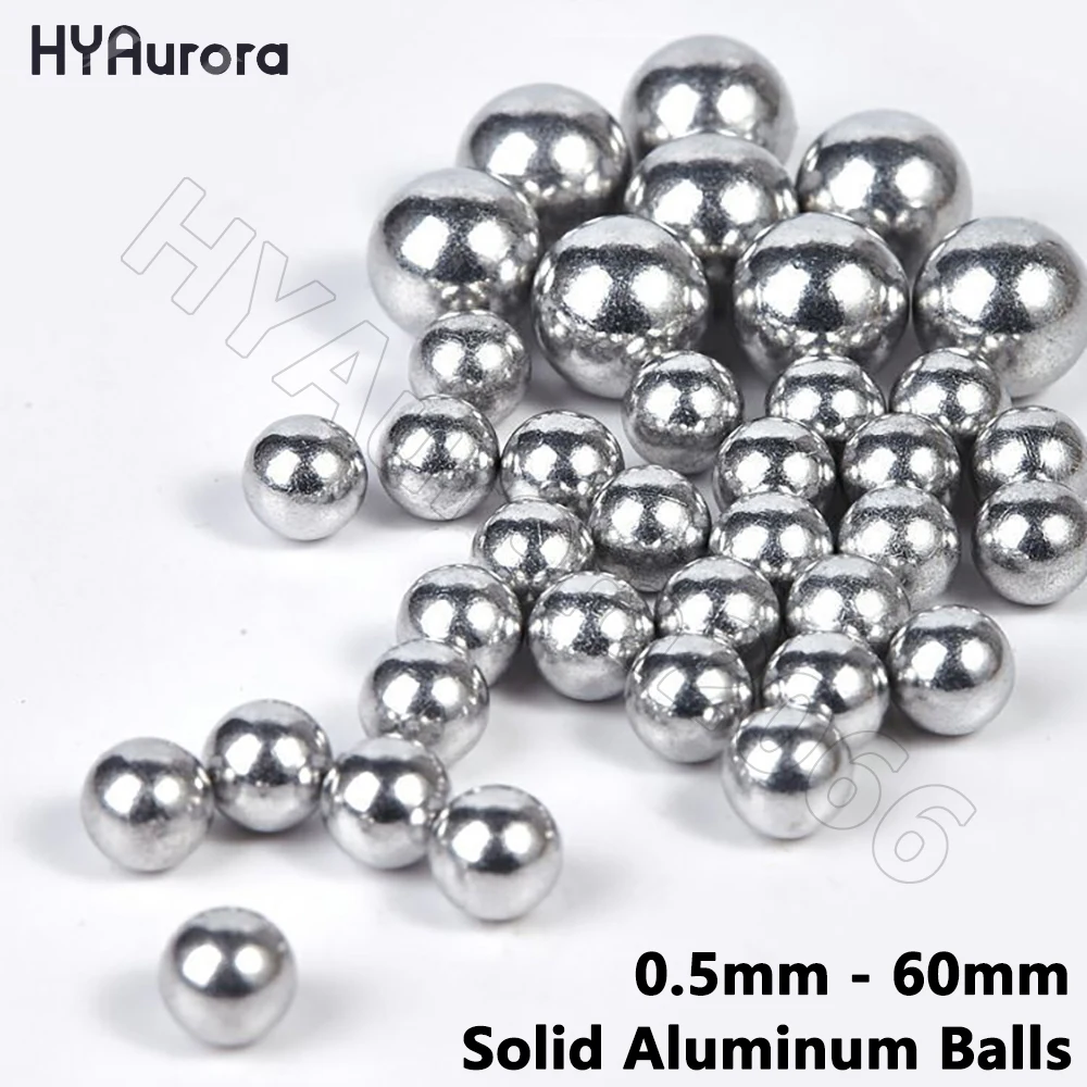 Solid Aluminum Balls 1060/1070, Precision Smooth Ball, Pure Aluminum Beads 1 1.588 2.381 3.175 6 6.35 8 9.525 10 12 12.7 to 60mm