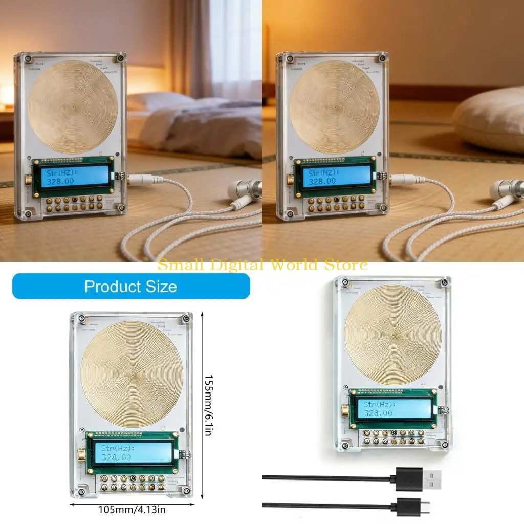 77UB Programmable Electronic Generator with 7.83Hz Default Setting & Expandable 0.1Hz to 30KHz Frequency Ranges for Relax
