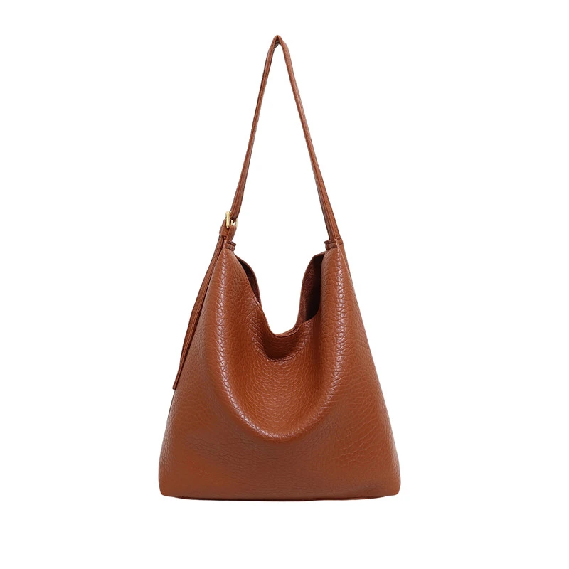

Fashion Soft PU Leather Tote Bags for Women 2025 Trend Female Simple Large High Capacity Shoulder Women Handbags Messenger Bags