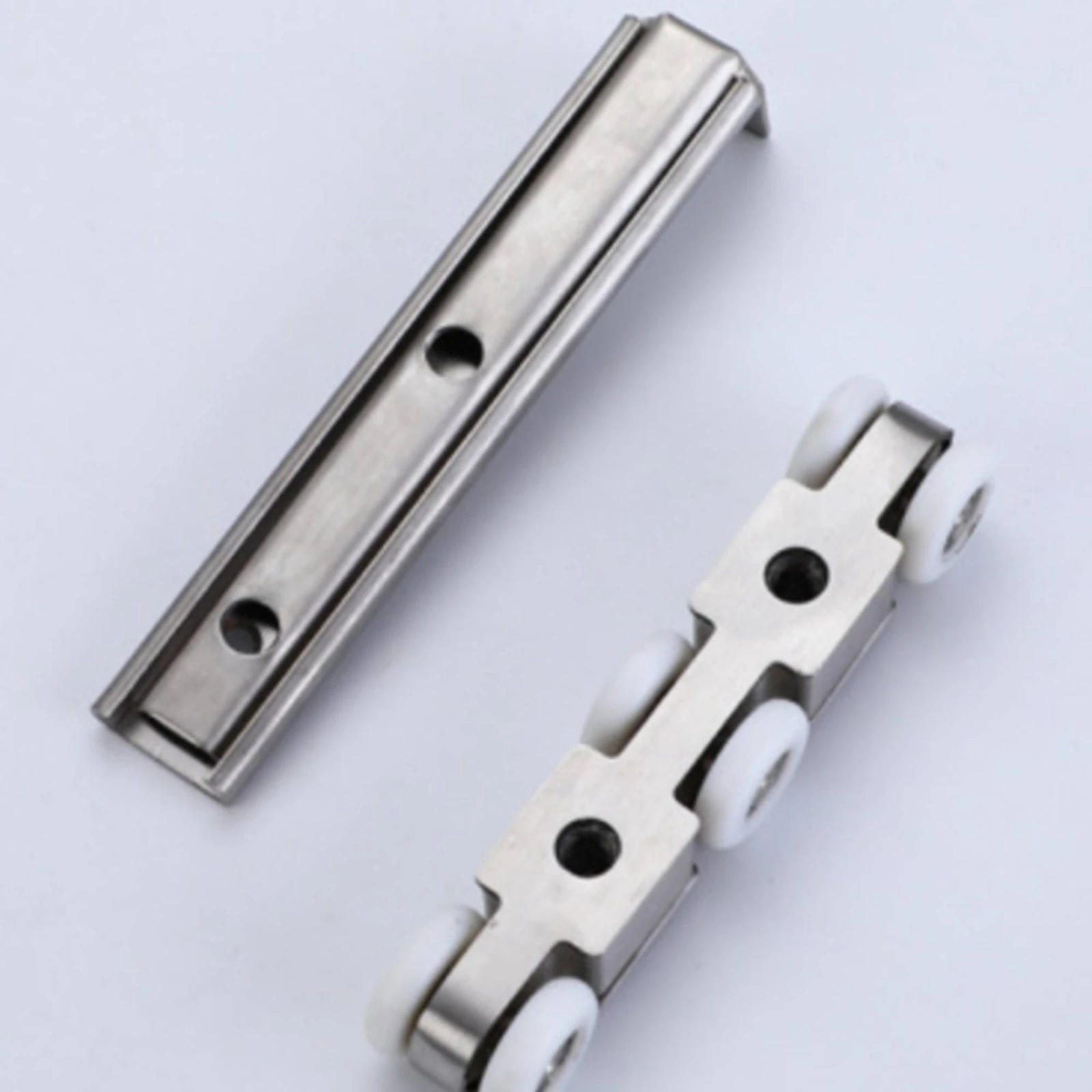 

Stainless Steel Door Roller Effortless Glide Sliding Door Roller Home Hardware Silver Finish Bearing Wheel