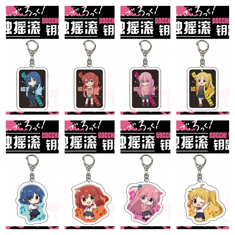 

BOCCHI THE ROCK! Cute Anime Figures Ijichi Nijika Gotoh Hitori Acrylic Key Chain Yamada Ryo Kita Ikuyo Keyrings Fans Gift