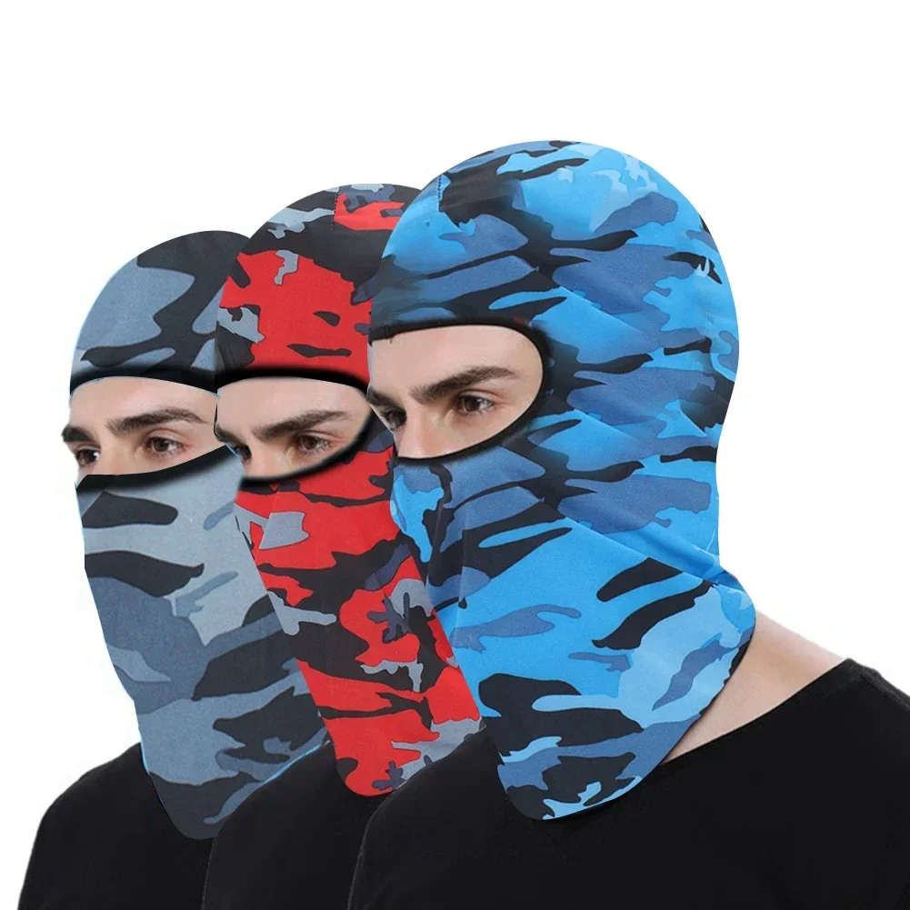 Outdoor Balaclava Hood Motorcycle Bandana Summer UV Protection Cycling Hunting Hat Men's Cap Bicycle Accessories