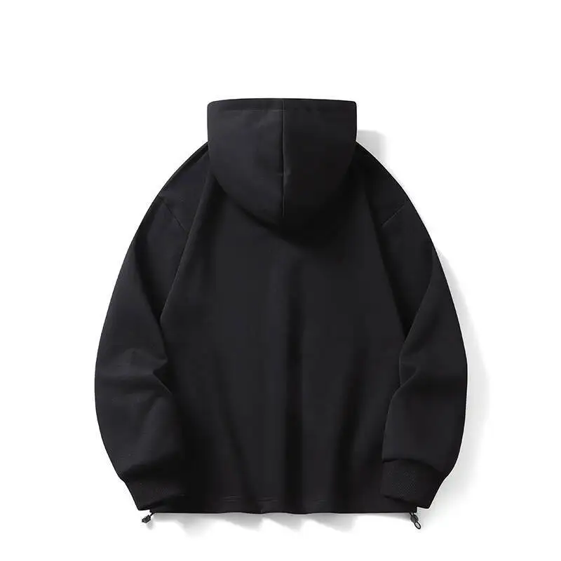 Outono techwear masculino oversized moletom com capuz pudim bolsos plus size moletom com capuz casual streetwear pulôver topos