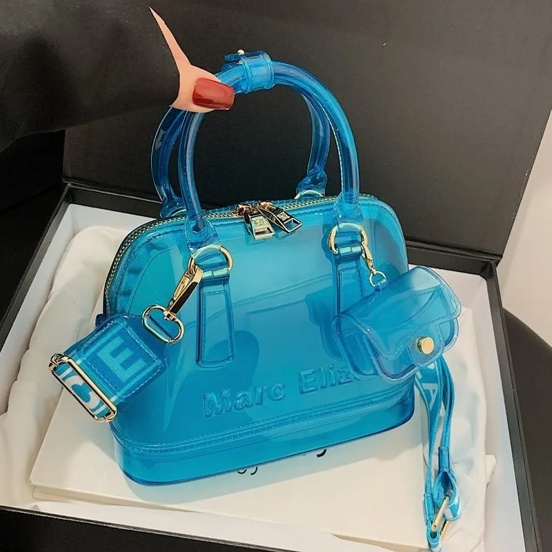 Niche Design Has High Sense of High-end Messenger Small Transparent Shell Bag Exquisite Jelly Bag Simple Leisure Personalized