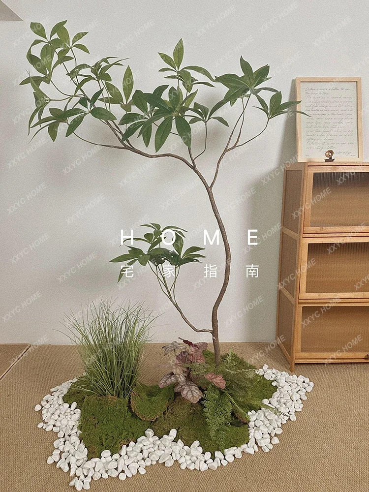 Artificial Green Plant Landscape Window Corner Soft Decoration Decoration Landscape