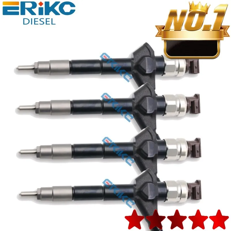 4PCS 095000-7531 23670-59025 Fuel Injection 095000-7530 Common Rail Diesel Injector Nozzle for DENSO Toyota Land Cruiser 200