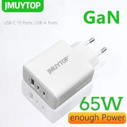 65w Fast Charging Wall Charger adapter PD QC 3.0 Power Adapter for Apple iPhone iPad AirPods Tablet Generic Portable charger