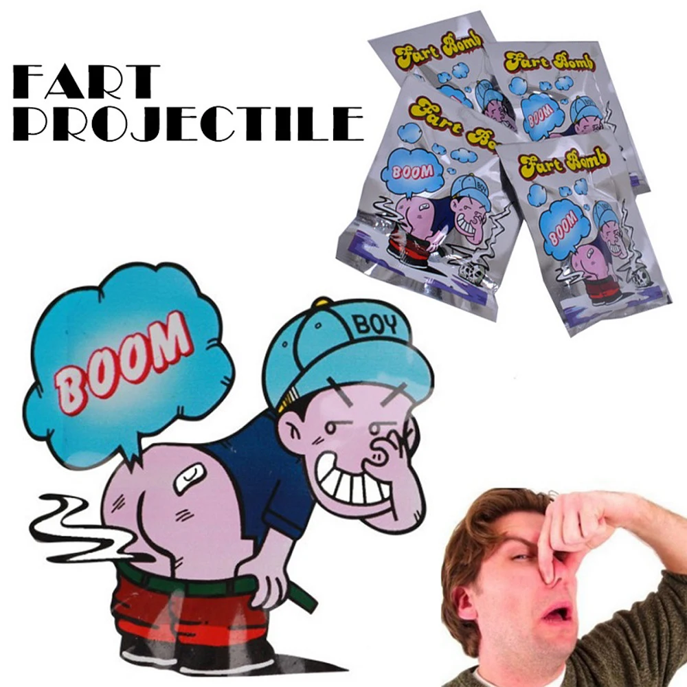 Funny  Joke  Practical Fool  Novelty Fart  Bags Stink  Aroma Bombs Smelly
