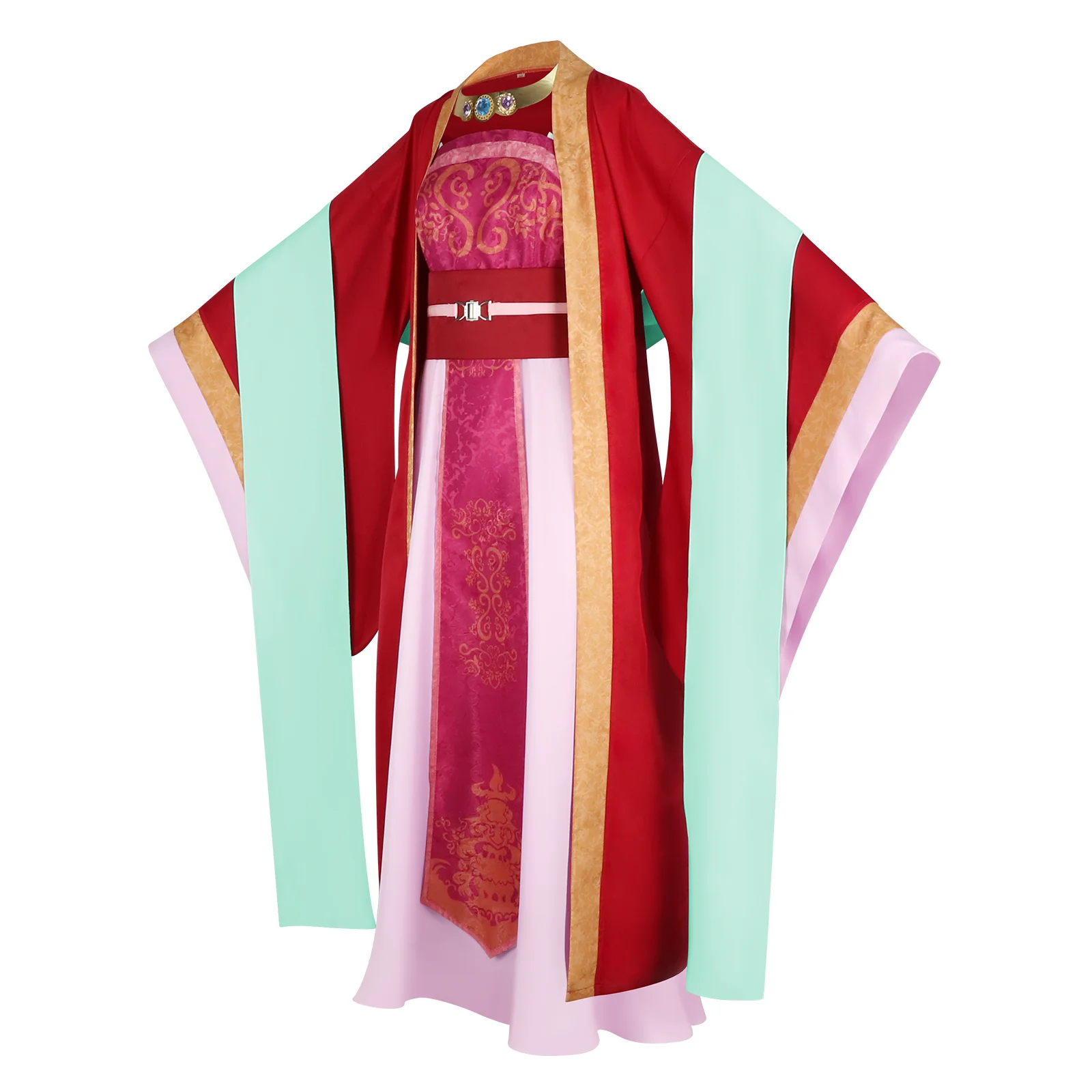 Anime apothecary diários maomao traje feminino hanfu quimono vestido brincos colar conjunto completo