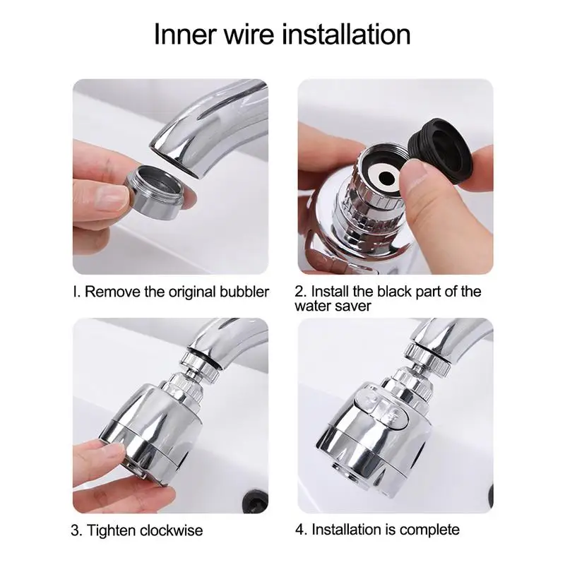 Rubinetto Sprinkler antispruzzo testa tubo di prolunga pressurizzato dispositivo di risparmio idrico universale accessori da cucina