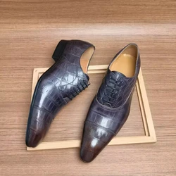 Men's  Oxford Formal Shoes Comfortable Leather Social Business Dress Office Best Choice Footwear High Quality Elegant Man Shoes