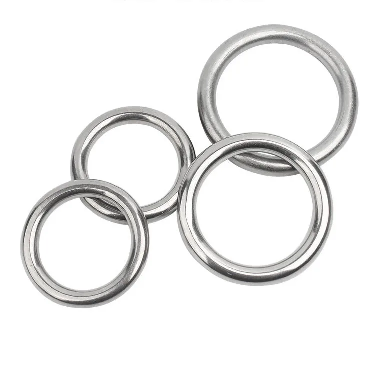 1Pcs M3 M4 M5 M6 M8 M10 304 Stainless Steel Seamless Circular Ring Smooth Solid O Rings for Rigging Marine Boat Hammock