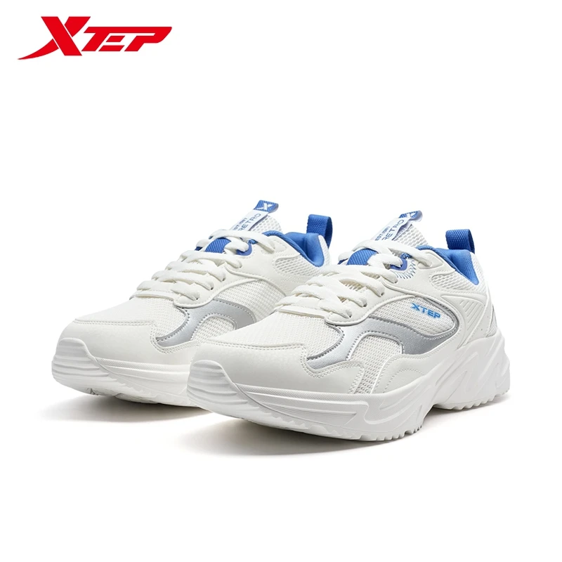 Xtep Casual Shoes For Men 2024 Spring Soft Trendy Retro Sports Shoes Comfortable Stability Sneakers 876119320039