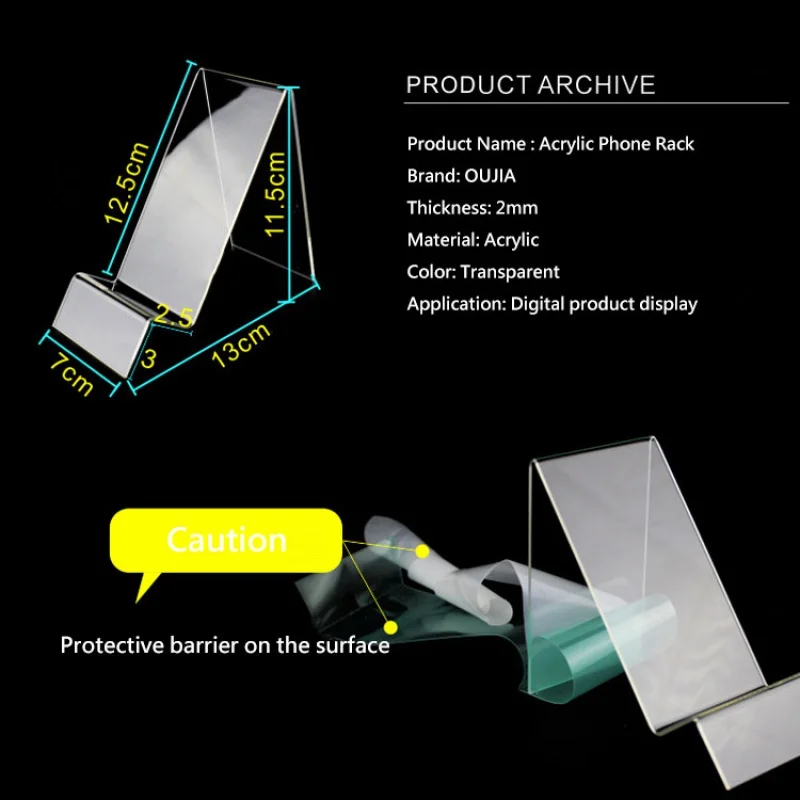 Custom, Retail Hoogwaardige Acryl Mobiele Telefoon Digitale Product Display Stand Houder