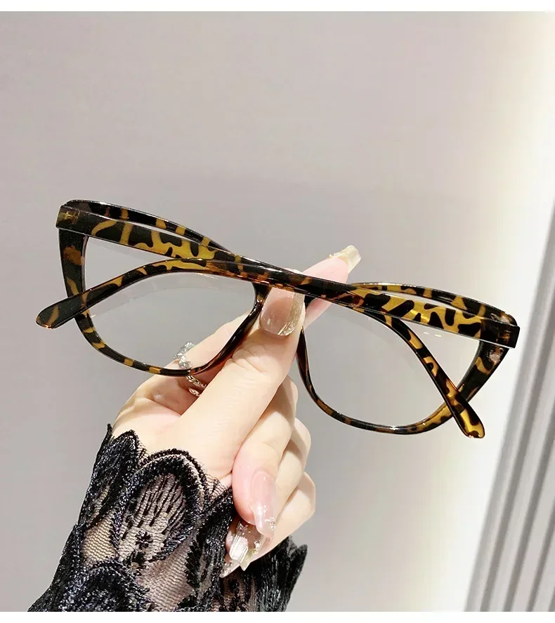 Blau Licht Blockieren Augenschutz Brillen Retro Gradienten Schmetterling Rahmen Lesebrille Cat Eye Klare Linse Presbyopie Brille – Detail 12