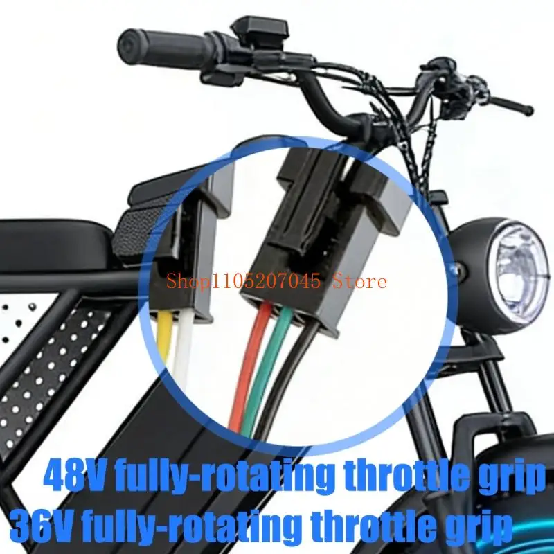 

37cd Antislip Rubber Grip Twist Throttle with LCD Speed Display For Electric Bike