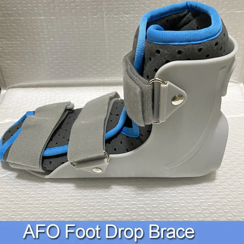Adjustable Foot Drop Orthosis Ankle Fracture Sprain Protector Ankle Brace Support and Injury Protect Ankle Boot Fixing Splint
