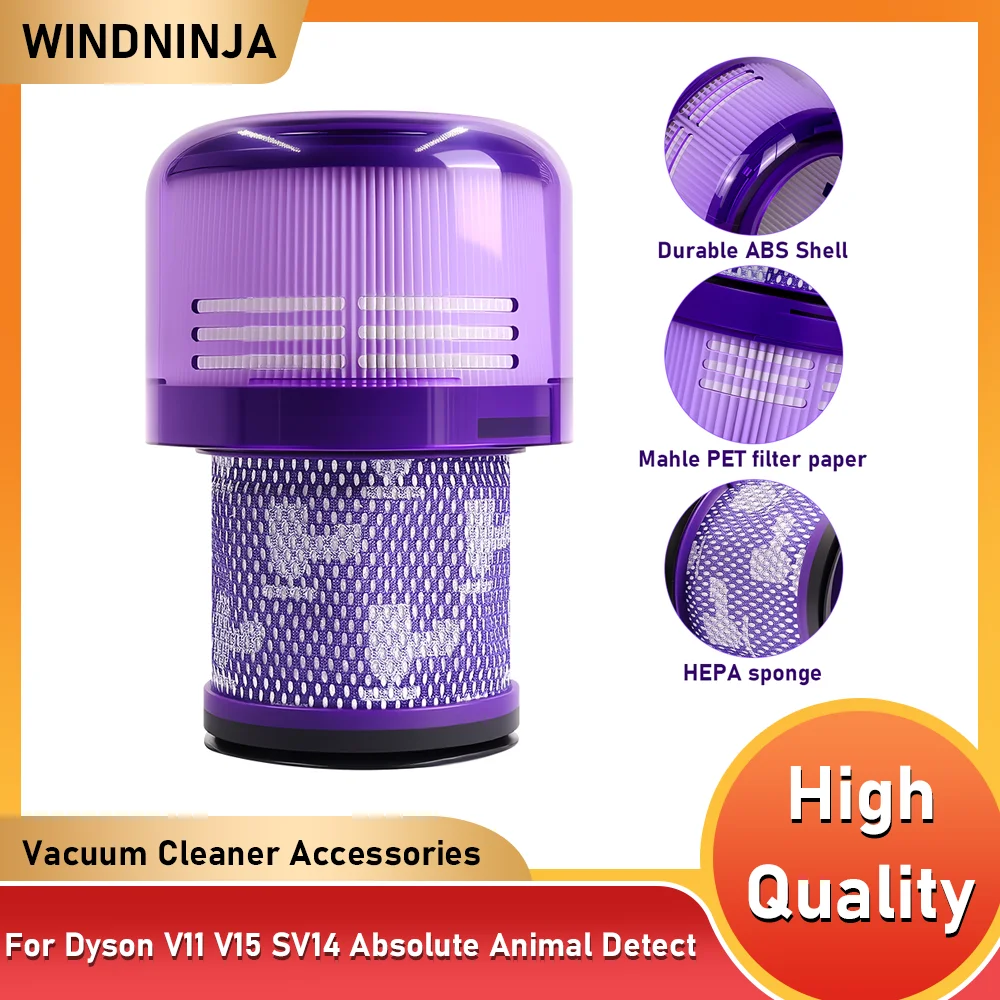Filtri di ricambio per filtri per aspirapolvere Dyson V11 V15 SV14 Absolute Animal Detect Extra Pro Torque Drive