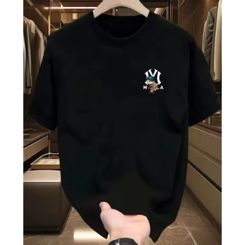 2026 Summer New Cotton Men's and Women's Loose Street Style Short sleeved T-shirt Fashion Trendy Brand Hot Selling Top Current