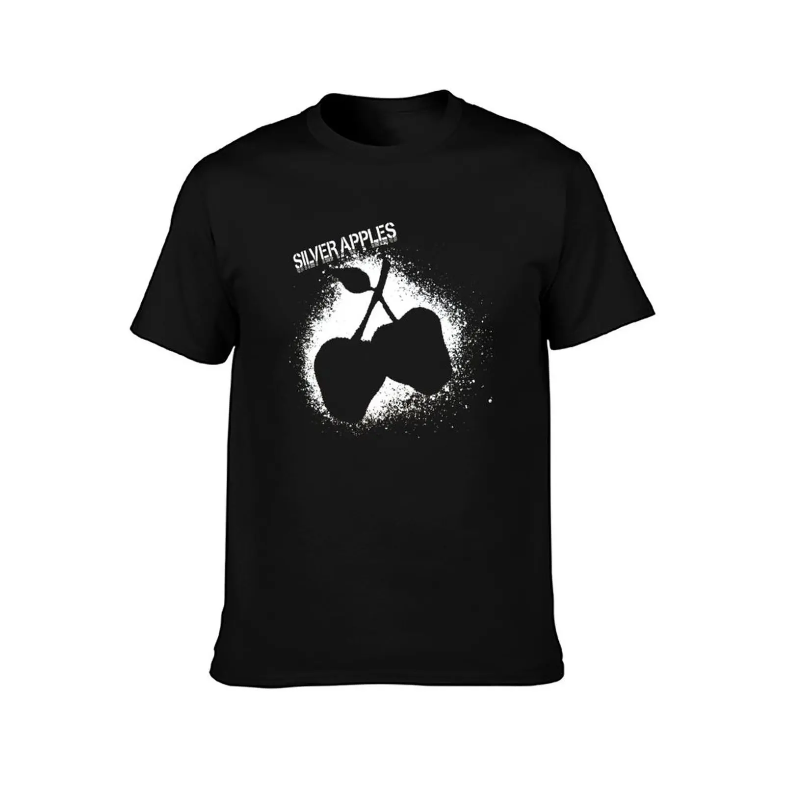 Silver Apples Contact Print T-Shirt t shirts for man slim fit T-Shirt
