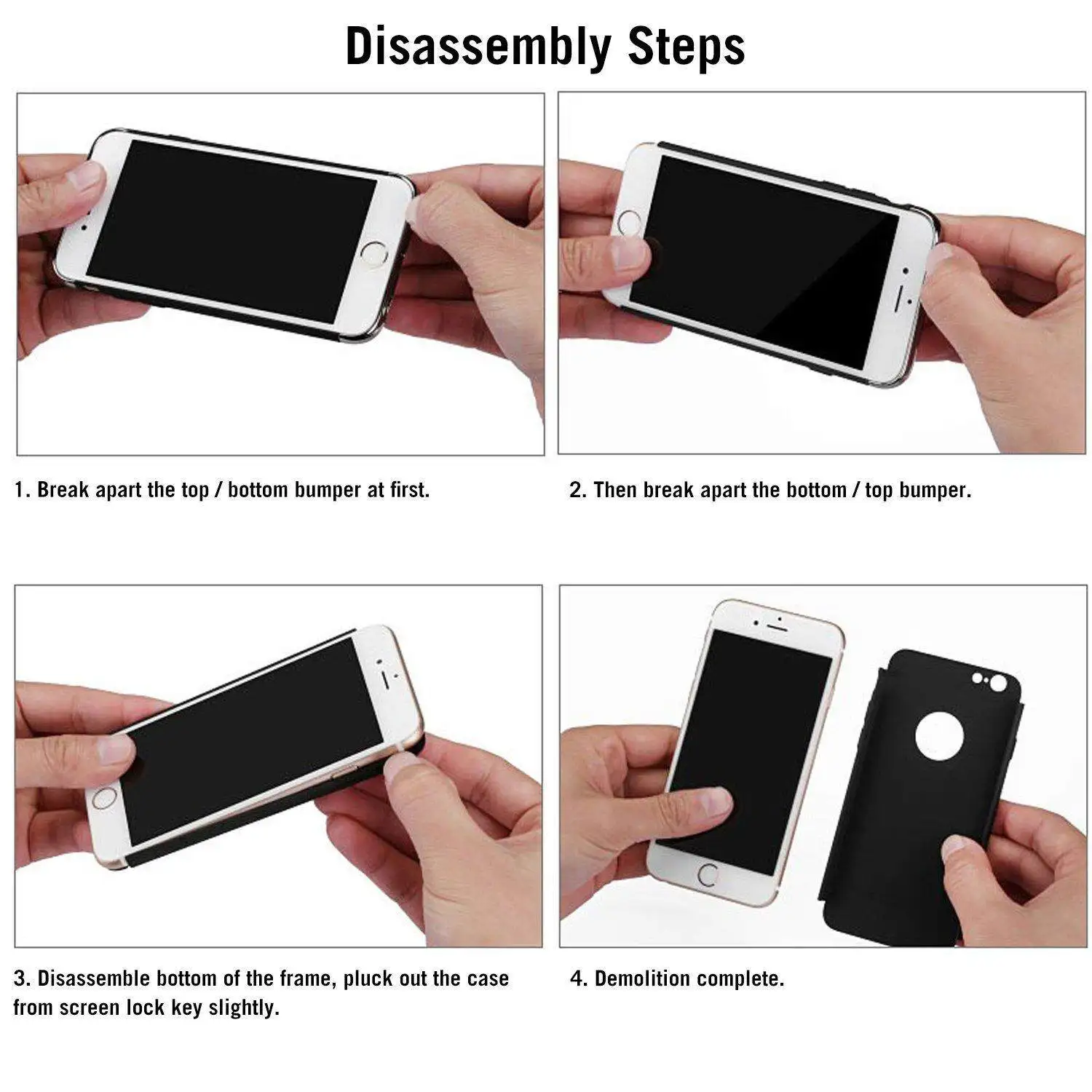 For iPhone 5 / 5s / se Case, 3 in 1 Hybrid Hard PC Ultra Light Anti Shockproof Protective Cover