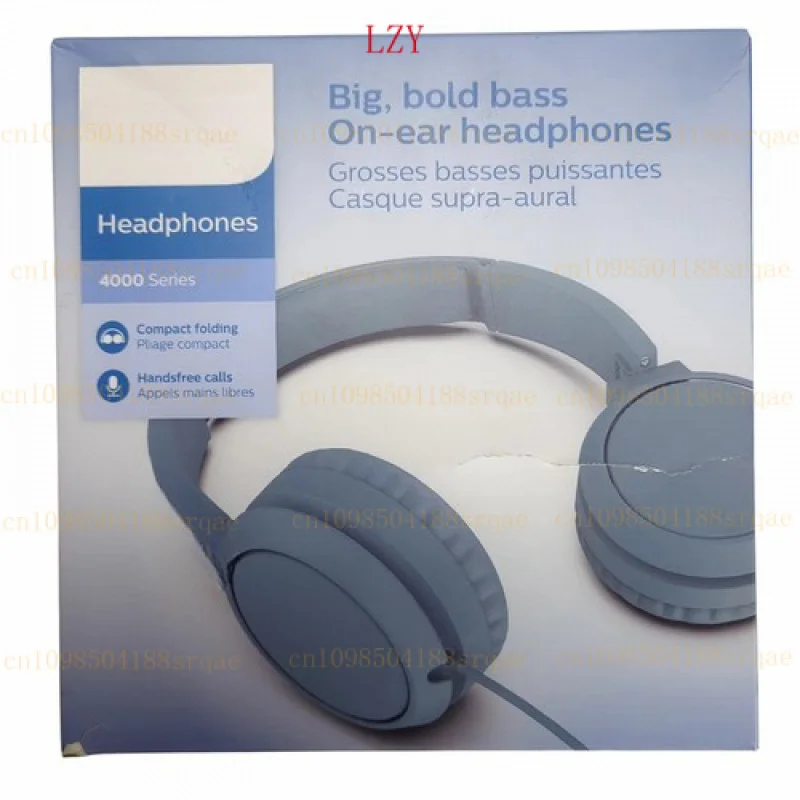 95new لسماعات الرأس فيليبس 3000 Series على الأذن TAH4105 مع ميكروفون