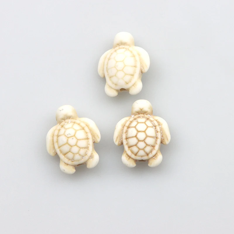 20pcs/Lot Turtle Starfish Turquoise Blue Loose Green Stone Shape Beads for DIY Bracelet Necklace Jewelry Making