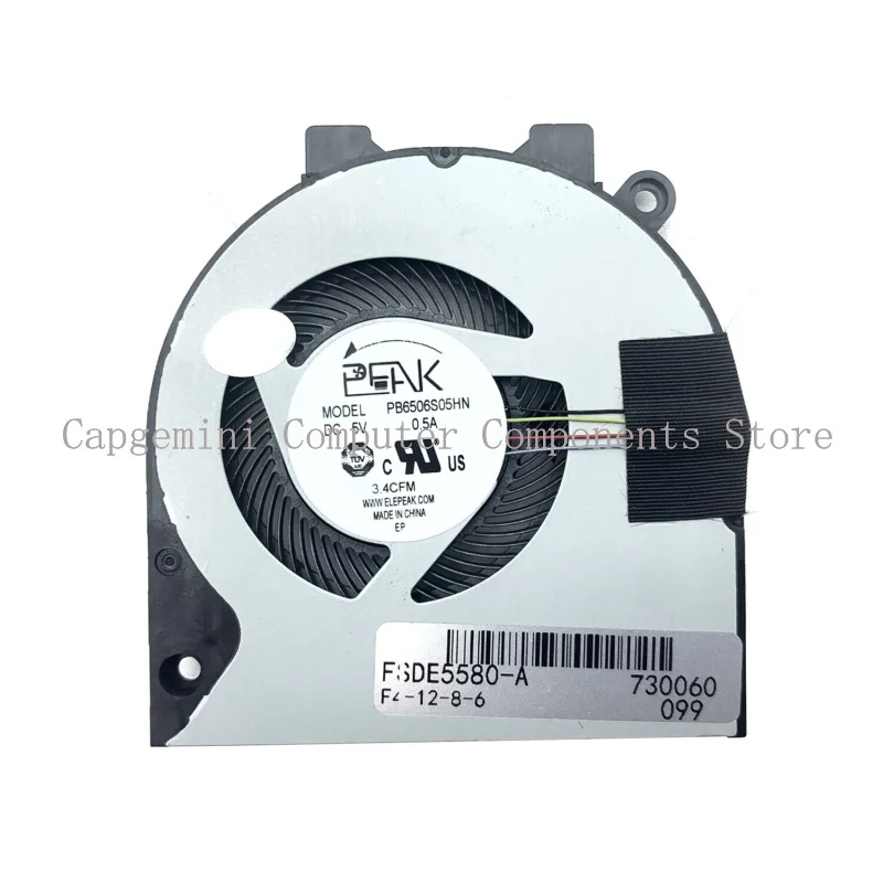 New For Dell Inspiron 5482 P93G 5488 5580 5581 5481 CPU Cooling Fan G0D3G 0G0D3G