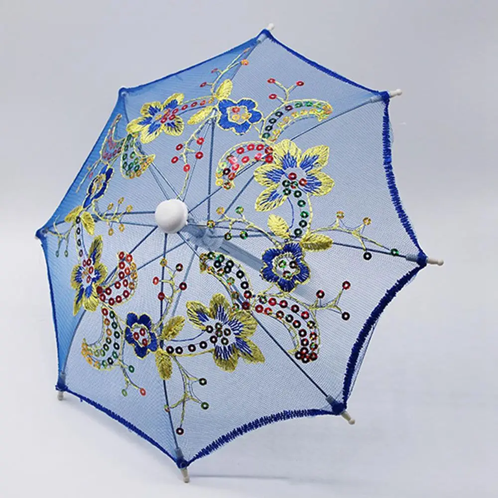 Handmade Toys Dolls Doll Accessories Embroidered Umbrellas Sunshade New Lace Umbrella