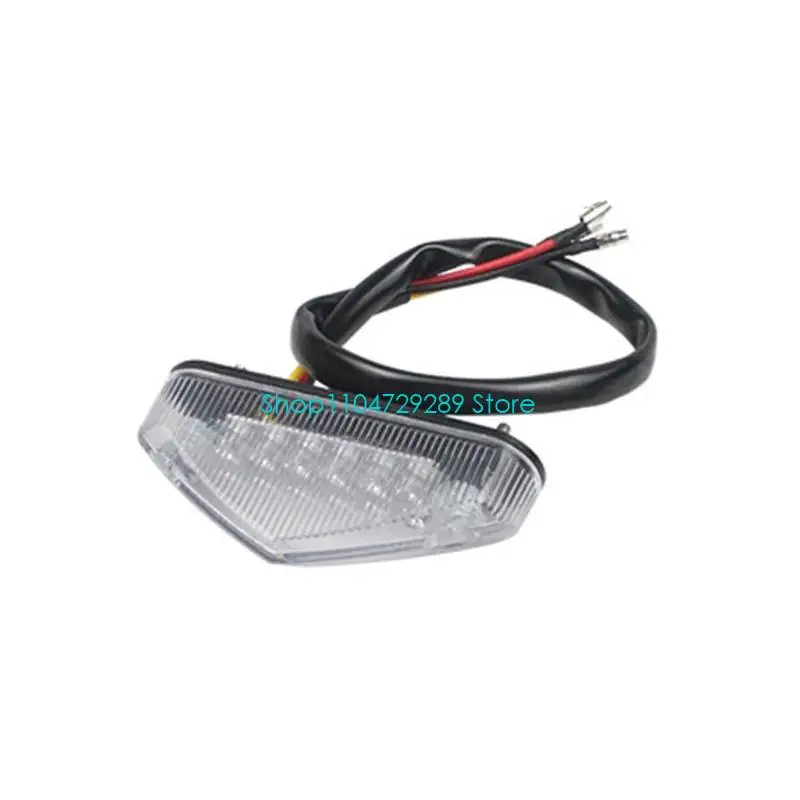 D8KE مصباح خلفي للدراجة النارية طويل الأمد مزود بوظيفة فرامل LED ومتانة عالية وسهولة التركيب #3