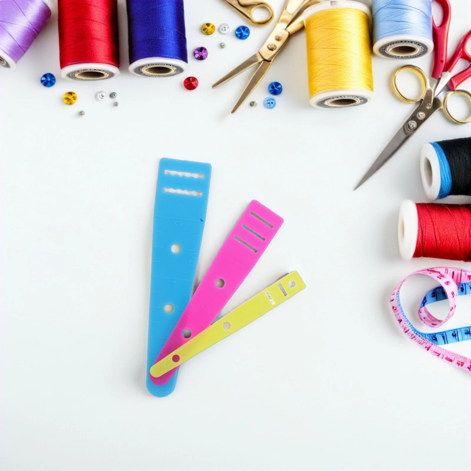 

30pcs Drawstring Threader Tool Set: 3-Color Plastic Inserter For Elastic Band Replacement Hoodie Pants Cord Threading Sewing