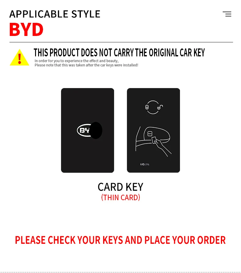 Car Samrt Remote Key Cover Case Fob For BYD NFC Card Atto3 Yuan Tang EV Han Qin Song Plus DMi Dolphin S7 S6 L3 M6 F3 F0 Keychain