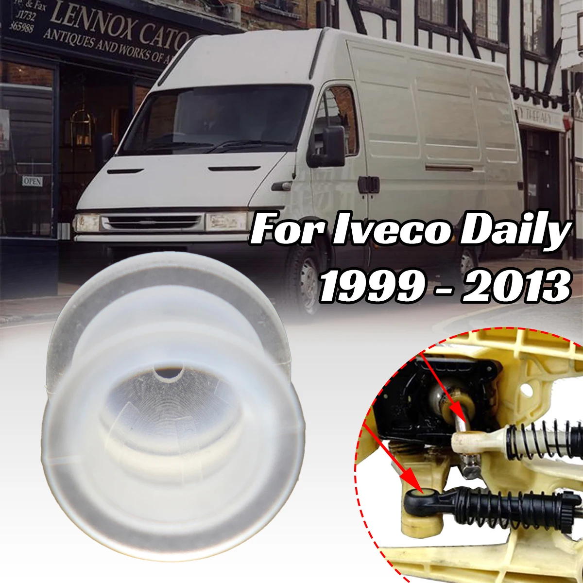 For Iveco Daily Gear Shift Cable Linkage Bushing Shifter Lever Connect End Joint Collect Adjuster Selector Bush 1999 2000- 2013