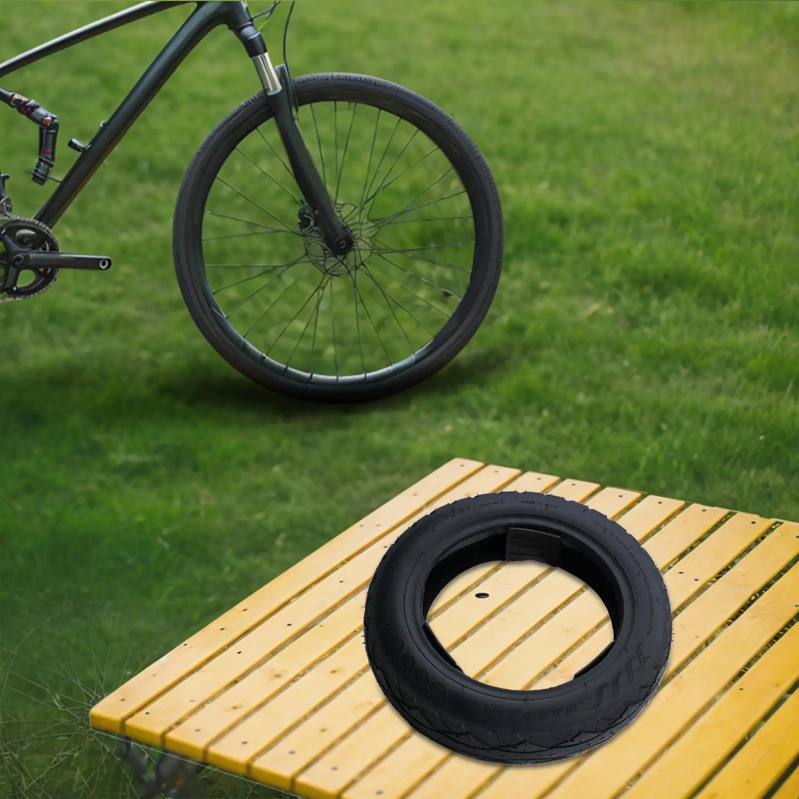 Tire Tubeless Tyre Long-lasting Modern 12 Inch E-bike Efficient Electric Bike High-performance Rubber Black Cycling