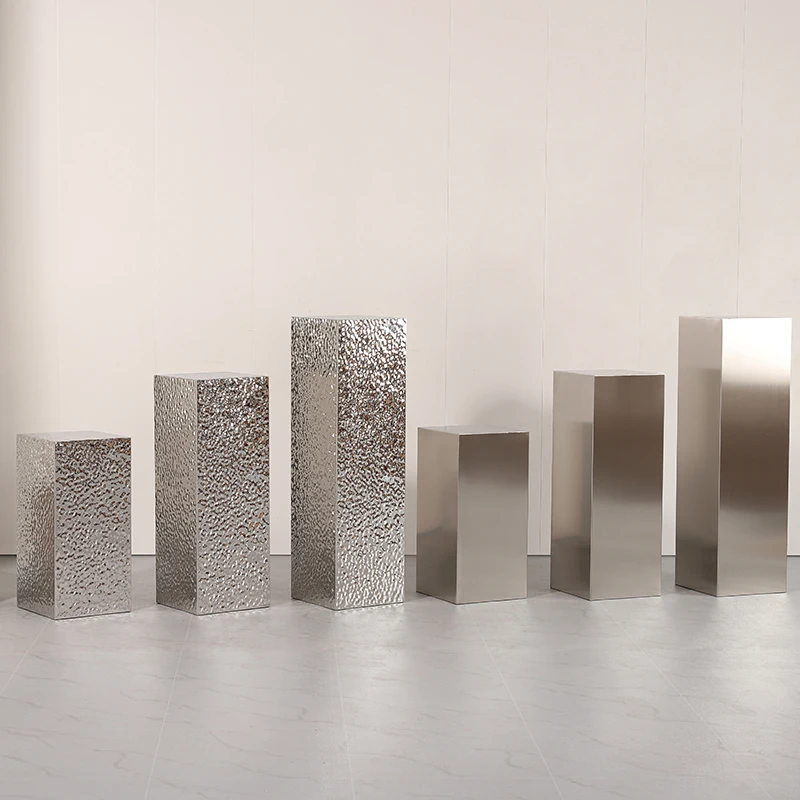 

Stainless steel display stand Clothing store display stand Floor table Window table Water table Square round shoe