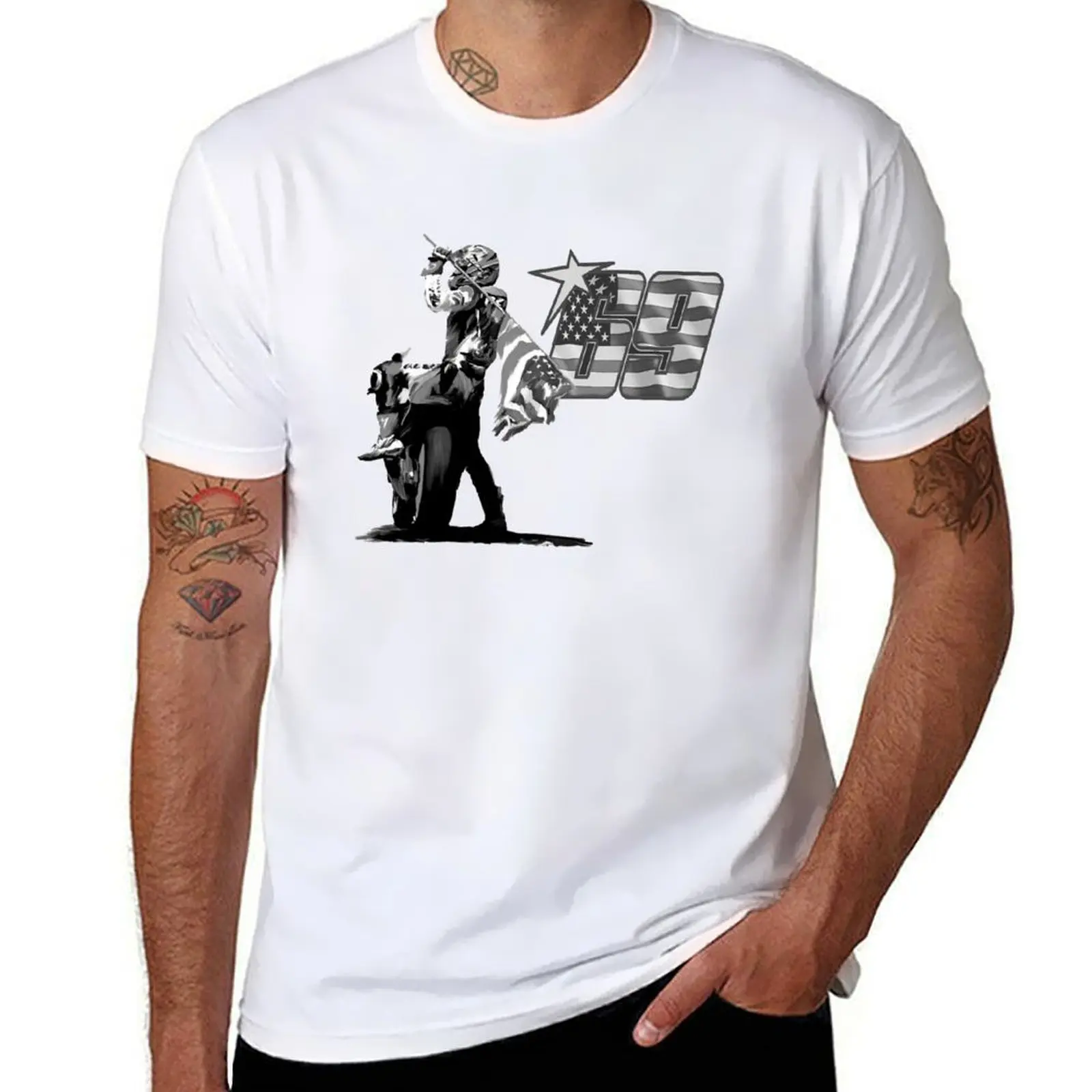 

Nicky Hayden the 69 Legend T-Shirt t shirts for man pack white man t shirts high quality luxury brand T-Shirt